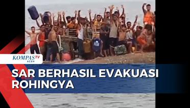 Satu Kapal Pengangkut Etnis Rohingya Terbalik di Perairan Barat Meulaboh