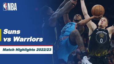 Match Highlights | Phoenix Suns vs Golden State Warriors | NBA Regular Season 2022/23