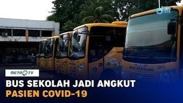 Bus Sekolah di Jakarta Difungsikan Angkut Pasien Covid-19