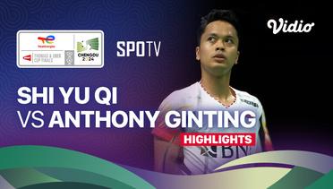 Shi Yu Qi (CHN) vs Anthony Sinisuka Ginting (INA) - Highlights | Thomas Cup Chengdu 2024 - Men's Singles