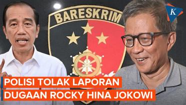 Polisi Tolak Laporan Relawan Soal Dugaan Rocky Gerung Hina Jokowi