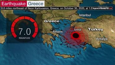Turki dan Yunani Dihantam Gempa 7 Magnitudo