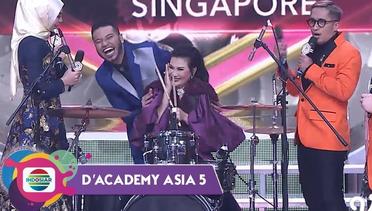 MANJANYA!! Sheer Angullia Ajari Masidayu Bermain Drum, Mami Bahagia - D'Academy Asia 5