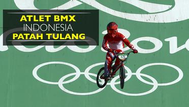 Atlet BMX Indonesia Patah Tulang di Olimpiade Rio 2016