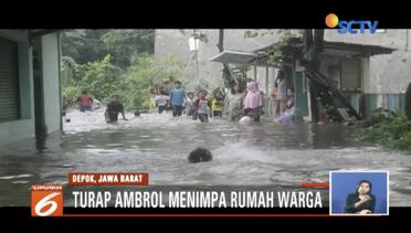 Turap Ambrol, Rumah Warga di Depok Tergenang Air – Liputan6 Siang