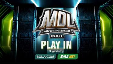 Play In MDL Indonesia Season 4 - Day 1