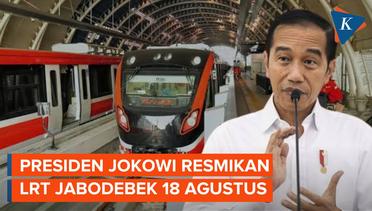 Menhub Minta Cek Keamanan LRT Jabodebek sebelum Diresmikan Presiden Jokowi