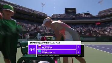 Quarter Final: Karolina Muchova vs Elena Rybakina - Highlights | WTA BNP Paribas Open 2023
