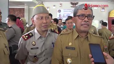 Wakil Bupati Lampung Loekman Djoyosoemarto  Tengah Luncurkan Program PTSL