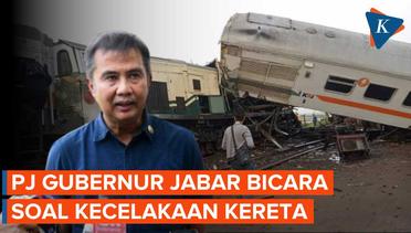Full Keterangan Pj Gubernur Jabar soal Kecelakaan Kereta Di Bandung