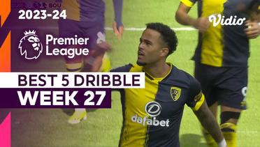 5 Aksi Dribble Terbaik | Matchweek 27 | Premier League 2023/24