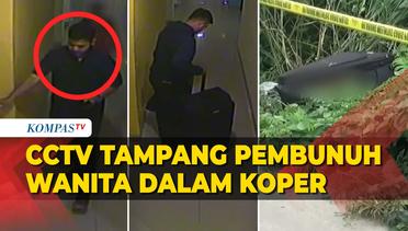 Detik-detik Pembunuh Keluarkan Koper Isi Jasad Wanita dari Hotel di Bandung