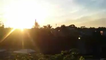 Menikmati Keindahan Pemandangan Pagi Hari di Kota Siantar saat Matahari Terbit (Sunrise)