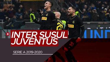 Dua Gol Lautaro Martinez Bawa Inter Milan Salip Juventus di Klasemen Serie A