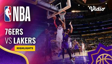 Philadelphia 76ers vs LA Lakers - Highlights | NBA Regular Season 2023/24