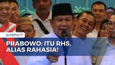 Ditanya Soal Pertemuan dengan Jokowi di Istana, Prabowo: Rahasia!