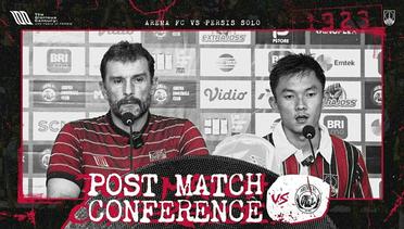 Post-Match Press Conference: Arema FC vs PERSIS Solo | Liga 1 2023/2024 Matchday 22