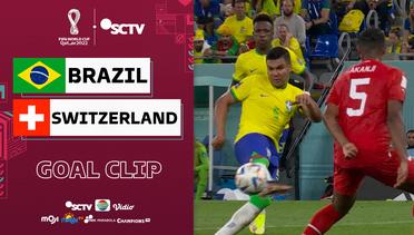 Casemiro Gol! Memecah kebuntuan Brazil Lawan Switzerland | FIFA World Cup Qatar 2022