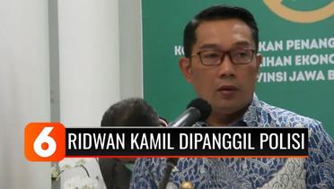 Soal Kerumunan Massa FPI di Bogor, Ridwan Kamil Siap Penuhi Panggilan Polisi Siang Ini | Liputan 6