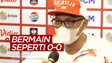 Persija Jakarta Tak Ingin Hanya Pertahankan Keunggulan Hadapi Persib Bandung di Leg 2 Final Piala Menpora 2021