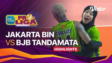 Putri: Jakarta BIN vs Bandung BJB Tandamata - Highlights | PLN Mobile Proliga 2024