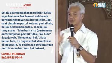 PDKT "Meja Makan" Ala Jokowi Ketika Jamu Ganjar dan Prabowo