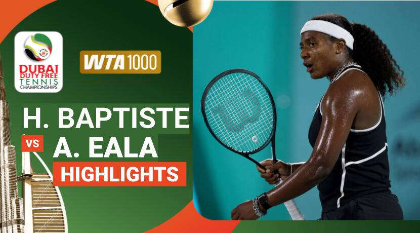 WTA 1000: Dubai Duty Free Tennis Championships 2026 - Day 1