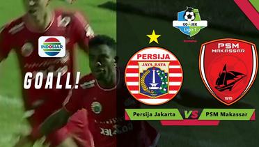 Gol Osas Saha - Persija Jakarta (1) vs (1) PSM Makassar | Go-Jek Liga 1 Bersama Bukalapak
