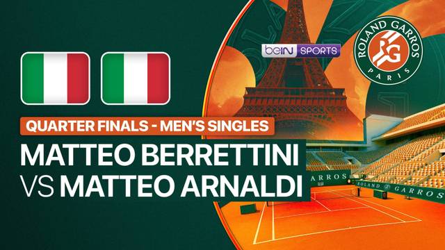 Matteo Berrettini vs Matteo Arnaldi - Full Match | Roland Garros 2026