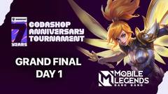 CODASHOP 7th Anniversary Tournament - Grand Final Mobile Legends Day 1