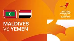 Maldives vs Yemen - Full Match | AFC U20 Asian Cup Qualifiers