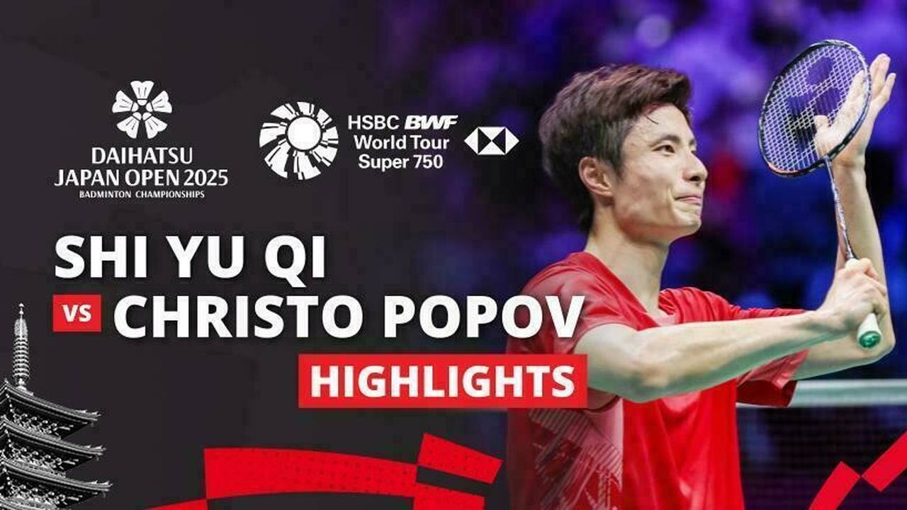 Shi Yu Qi (CHN) vs Christo Popov (FRA) - Highlights | Daihatsu Japan ...