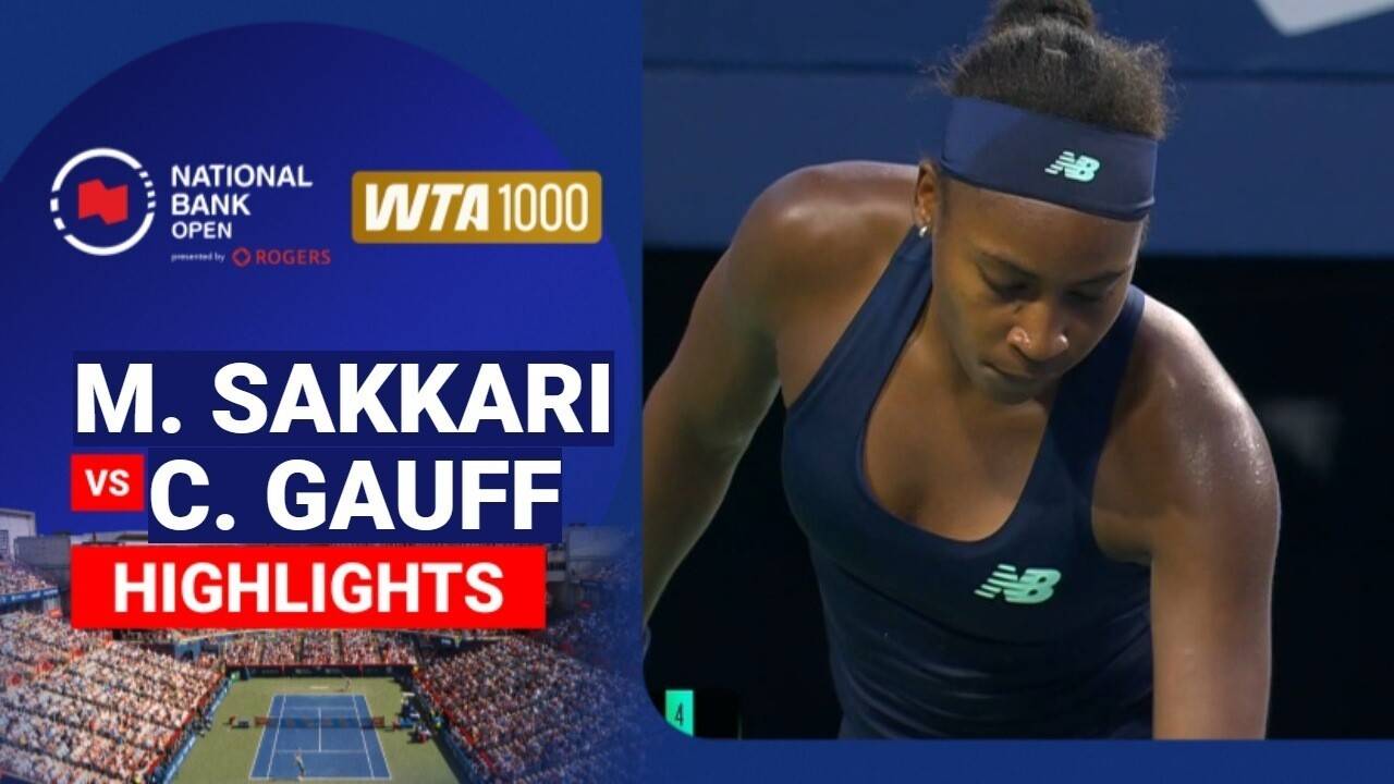 Maria Sakkari vs Coco Gauff - Women's Singles Round of 32 | WTA 1000: National Bank Open presented by Rogers 2026