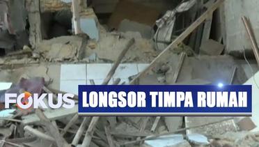 Longsor Turab Rusak Rumah Warga di Bogor, 4 Orang Terluka - Fokus