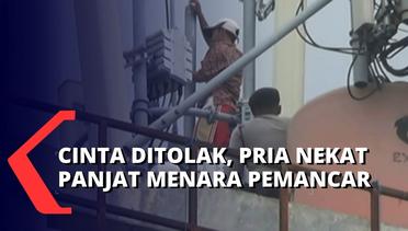 Ajak Nikah Sang Pacar Tapi Ditolak, Pria di Yogyakarta Ini Nekat Panjat Tower Setinggi 20m!