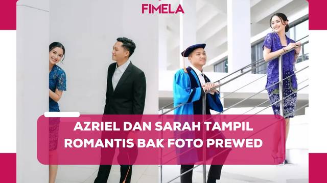 6 Potret Serasi Azriel Hermansyah dan Sarah Menzel Saat Wisuda, Tampil Romantis Bak Foto Prewed
