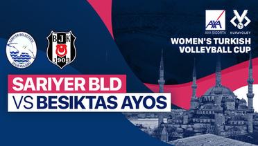 Sariyer BLD vs Besiktas Ayos - Full Match | Women's Turkish Volleyball Cup 23/24