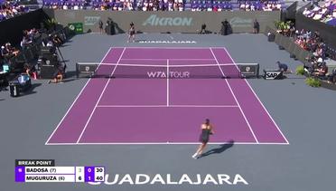 Match Highlights | Garbine Muguruza vs Paula Badosa | Akron WTA Finals Guadalajara