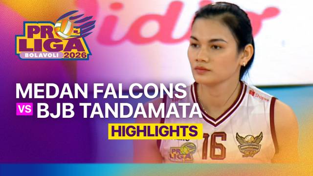 Putri: Medan Falcons vs Bandung BJB Tandamata - Highlight | Proliga 2026