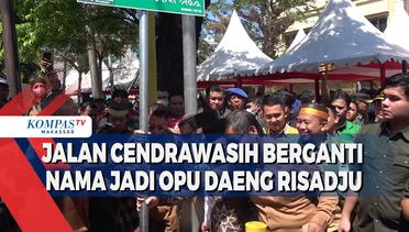 Jalan Cendrawasih Berganti Nama Jadi Opu Daeng Risadju