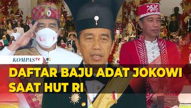Daftar Pakaian Adat Jokowi Saat Upacara HUT RI dari Tahun ke Tahun