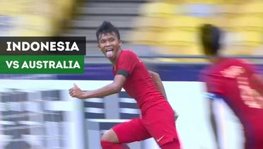 Highlights Timnas Indonesia Vs Australia pada Perempat Final Piala AFC U-16