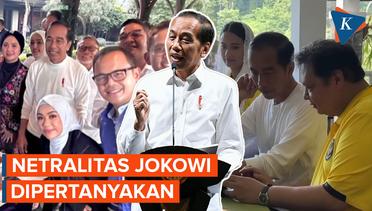 Makan Bareng Ketum PAN, Golkar, dan Prabowo, Netralitas Jokowi Dipertanyakan