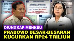 Besar-besaran Prabowo Kucurkan Rp24 Triliun Lewat Menkeu Sri Mulyani, Untuk Apa Saja?