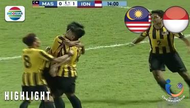 Gol M.Syaiful -  Malaysia (1) vs Indonesia (1) | AFF U19 Championship 2018