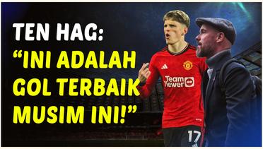 Reaksi Erik Ten Hag Setelah Lihat Gol Indah Garnacho untuk Manchester United
