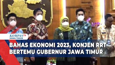 Bahas Ekonomi 2023, Konjen Tiongkok Bertemu Gubernur Jawa Timur