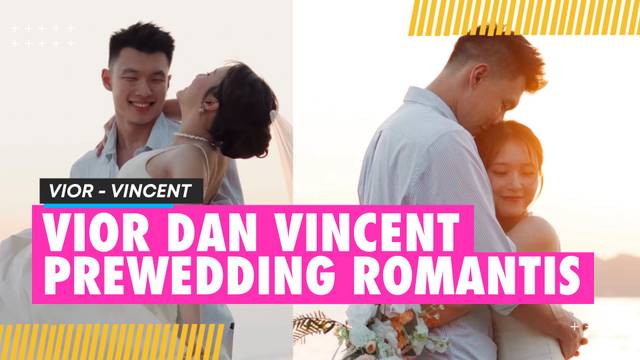 Potret Romantis Vior dan Vincent Bak Drakor Saat Lakukan Prewedding, Bakal Nikah Desember 2024