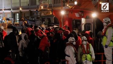 Spanyol Selamatkan Ratusan Imigran di Laut Mediterania
