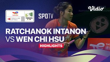 Ratchanok Intanon (THA) vs Wen Chi Hsu (TPE) - Highlights | Uber Cup Chengdu 2024 - Women's Singles